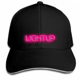 Sandwich sports cap unisex daily style-lightup