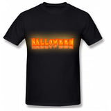 Short sleeve round neck unisex  sports T shirt-halloween